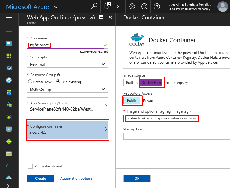 Tutorial: Creating ASP.NET Core + Angular 4 app in Docker container connected to SQL Azure Database - Infopulse - 920762