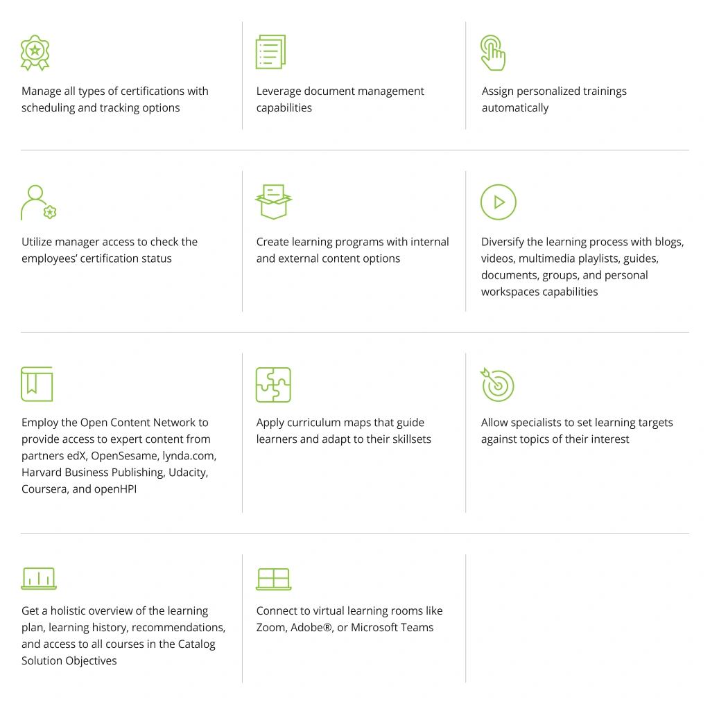 SAP SuccessFactors Learning Functionality&nbsp;